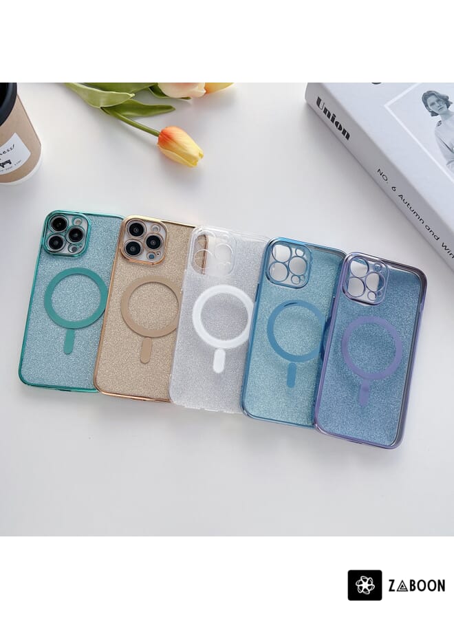 Zaboon Protective Case For iPhone 14 Plating Magsafe Glitter - Image 3
