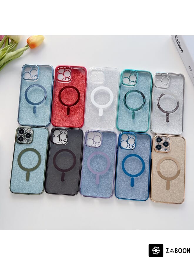 Zaboon Protective Case For iPhone 14 Plating Magsafe Glitter - Image 2