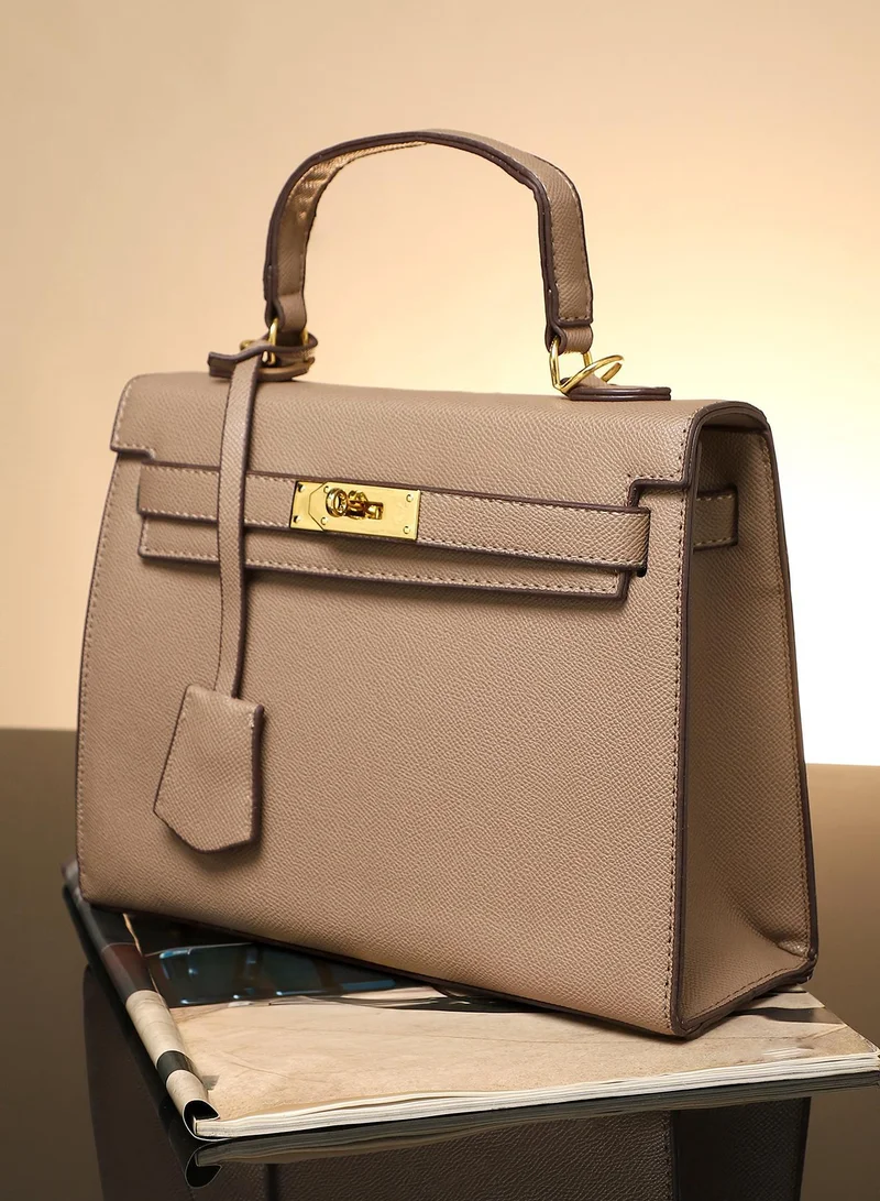 صوص هاوت حقيبة ساتشل نسائية ذا أوفرلاب - بني جملي