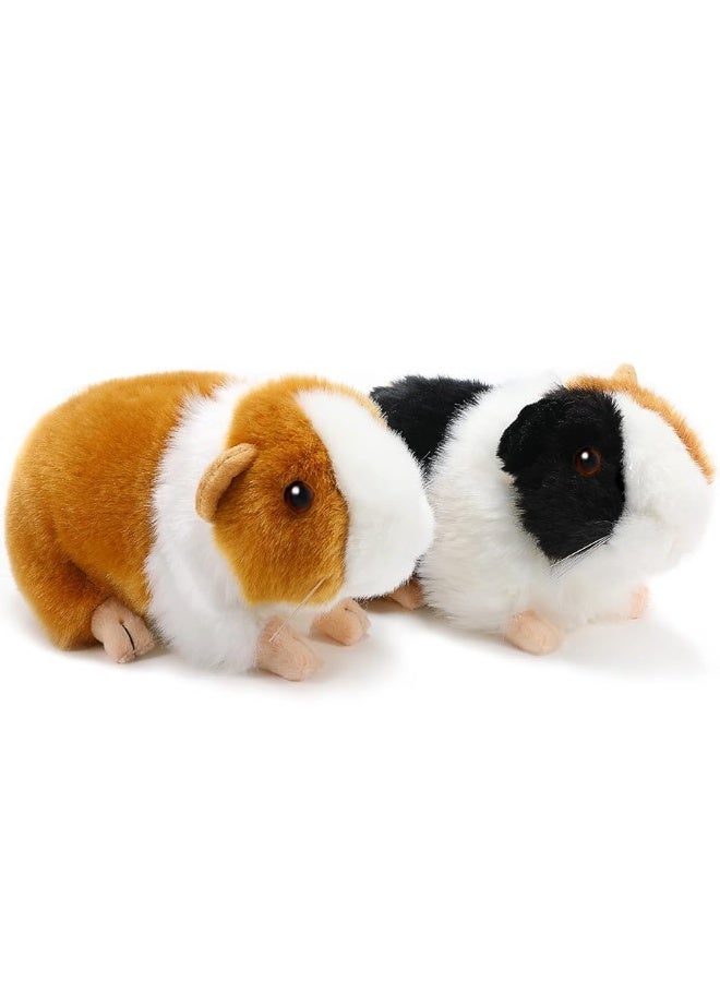 Aoriher 2 Pcs Cute Guinea Pig Stuffed Animal 8 Inch Soft Guinea Pig Plush Toys Nice Gift for Boys Girls Christmas Birthday Themed Party Supplies Black Yellow - Image 3