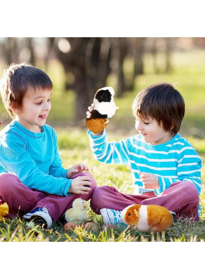 Aoriher 2 Pcs Cute Guinea Pig Stuffed Animal 8 Inch Soft Guinea Pig Plush Toys Nice Gift for Boys Girls Christmas Birthday Themed Party Supplies Black Yellow - Image 4