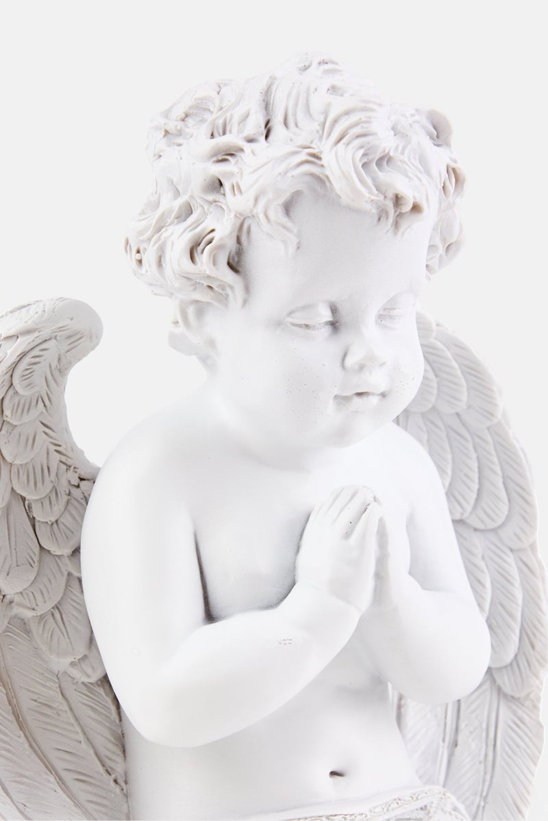 Nanette lepore Decorative Polyresin Baby Angel Figurine, White  - Image 4
