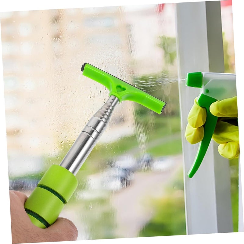 Car rearview mirror wiper telescopic glass cleaning tool (green) - Image 5