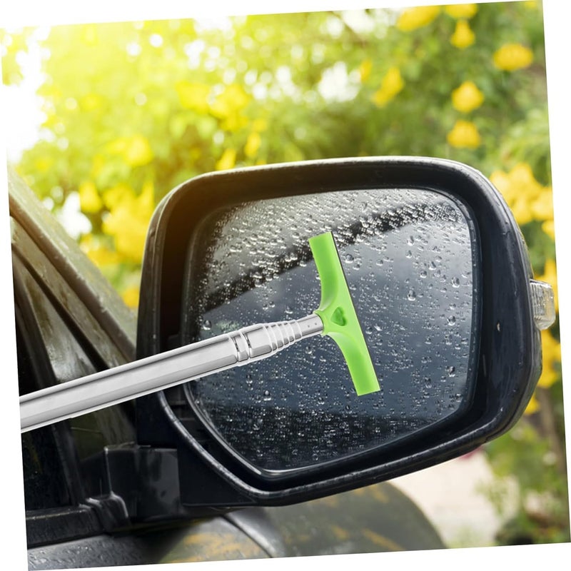 Car rearview mirror wiper telescopic glass cleaning tool (green) - Image 4