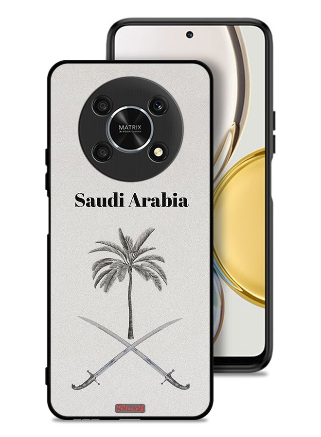 Tolwak غطاء حماية لهاتف Honor X9 5G بتصميم شعار المملكة العربية السعودية - Image 1