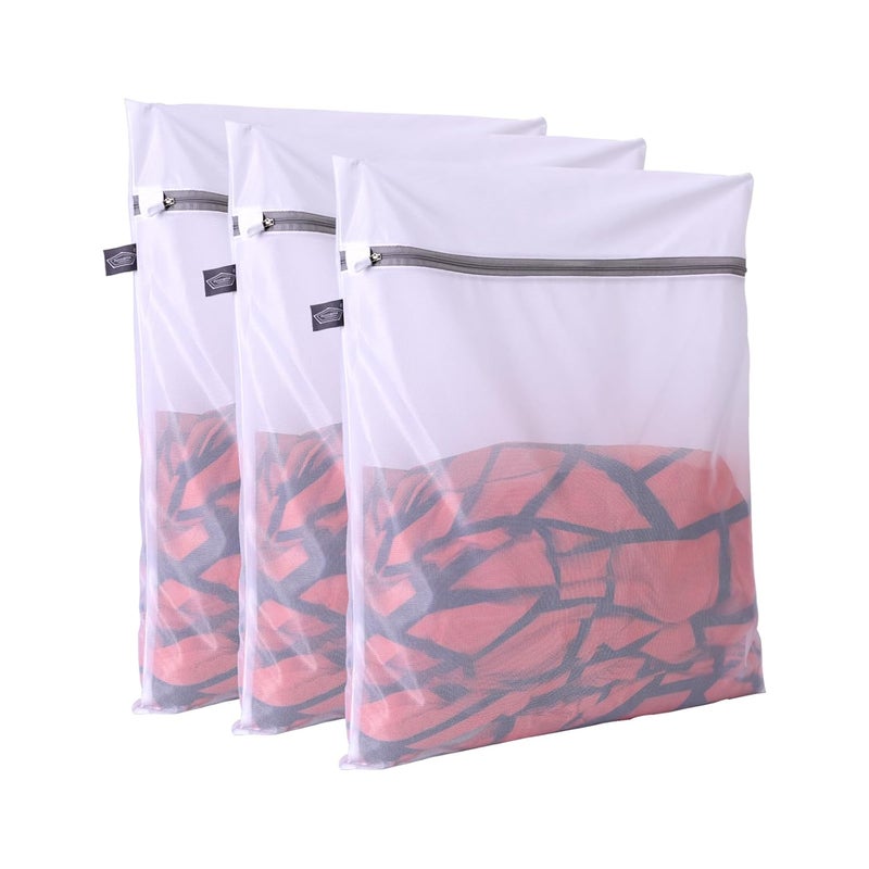 Kimmama Kimmama Laundry Bag Mesh Wash Bags Washing Machine Wash Bag Net Washer Sack with Zipper Dryer Pouch for Cleaning and Drying Cloths Garment Delicates lingerie Bra Pant Sock Small Toys  - Image 1