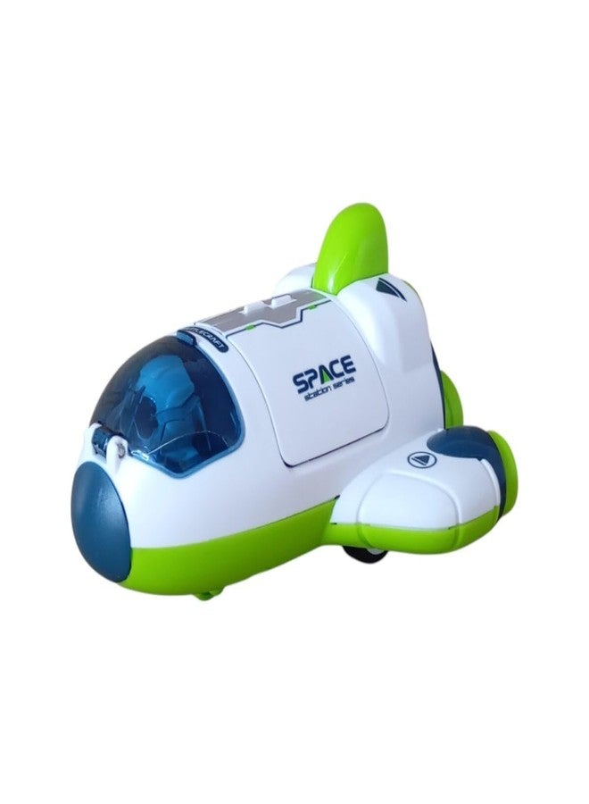 Space Enterprises Robot Rocket Aeroplane Power Spacecraft Fun Friction Powered Space Toy for Kids - Image 1