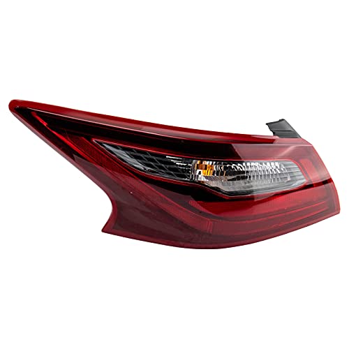 TRQ Driver Side Tail Light Assembly Compatible with 2017-2018 Nissan Altima NI2804111 - Image 3