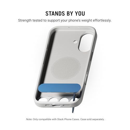 DailyObjects Stack Phone Kickstand/Phone Stand/Mobile Holder, Vertical and Horizontal Stand, Adjustable Angle, Compatible with iPhone - Indigo Blue - Image 3