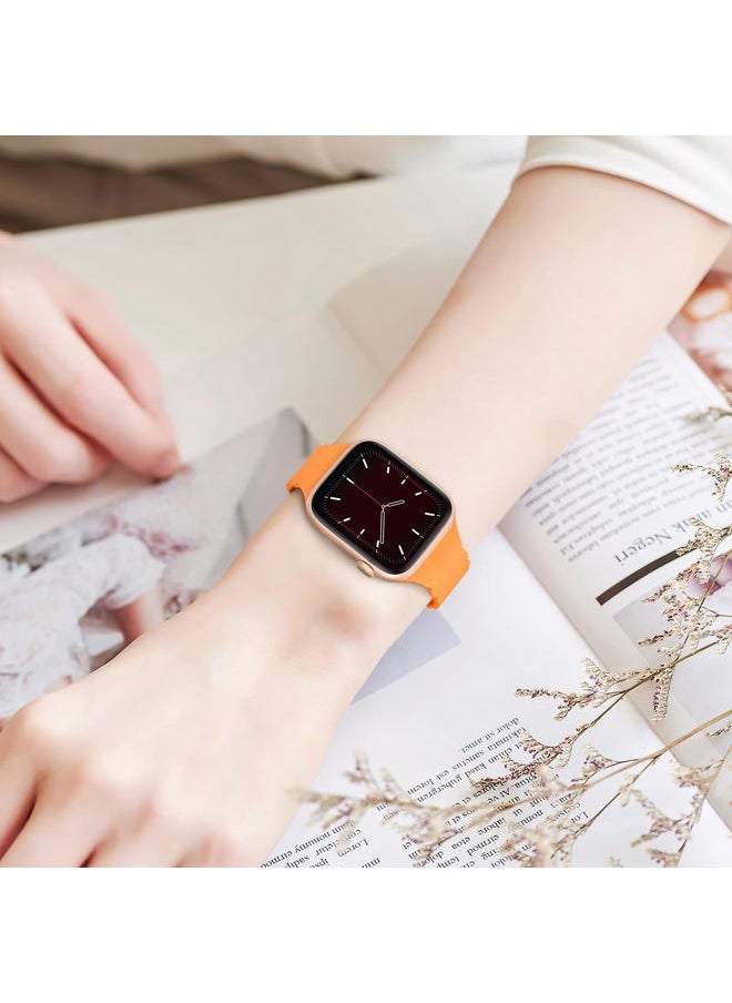 Sunnywoo - Lace Sport Silicone Band Compatible with Apple Watch 38mm 40mm 41mm 42mm 44mm 45mm 46mm 49mm for Women, Soft Wristband Waterproof Replacement for iWatch Series Ultra 10 9 8 SE 7 6 5 4 3 2 1 - Image 1