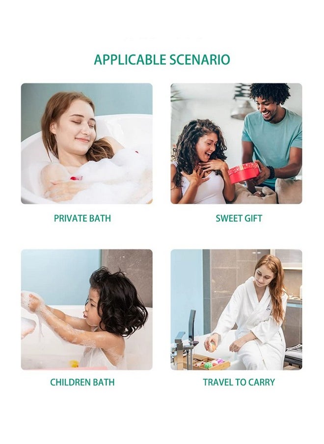 LeapLife LeapLife Bath Bombs Gift Set,Organic Handmade Large Fizzer with 100% Natural Materials for Kids, Women Men, Best Gift for All Festivals including lemon, rose, lavender, vanilla, green tea, ocean(6pcs)  - Image 3