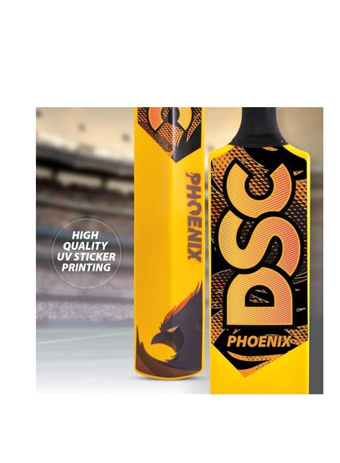 DSC Phoenix Plastic Cricket Set For Kids | Size: 6 | Material: Plastic | Includes 4 Plastic Stumps + 2 Base + 2 Bails + 1 PVC Ball | Lightweight | Free Cover | Ready to play | For Kids - Image 2