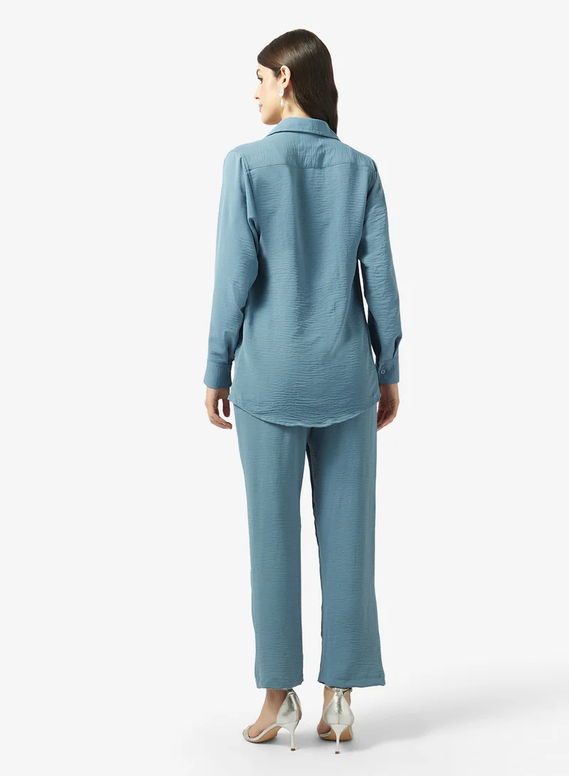 hayas closet  Printed blouse and pants set for Women | Best Price UAE