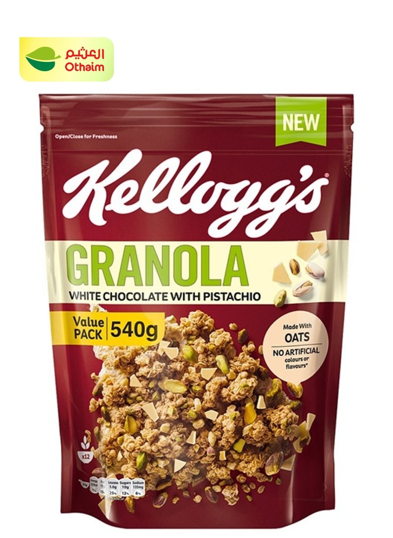 Kelloggs Kellogg's Granola White Chocolate & Pistachio, 540 g 
