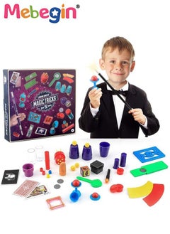 MEBEGIN Classic Magic Set with Rich Magic Props, Amazing Childrens Magic Box with a Variety of Tricks, Pretend Play Magician Stuff, Easy to Perform Tricks, Fun Creative Educational Toys, Ideal Gift for Beginners and Kids Aged 6+  - Image 1