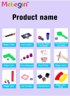 MEBEGIN Classic Magic Set with Rich Magic Props, Amazing Childrens Magic Box with a Variety of Tricks, Pretend Play Magician Stuff, Easy to Perform Tricks, Fun Creative Educational Toys, Ideal Gift for Beginners and Kids Aged 6+  - Image 4