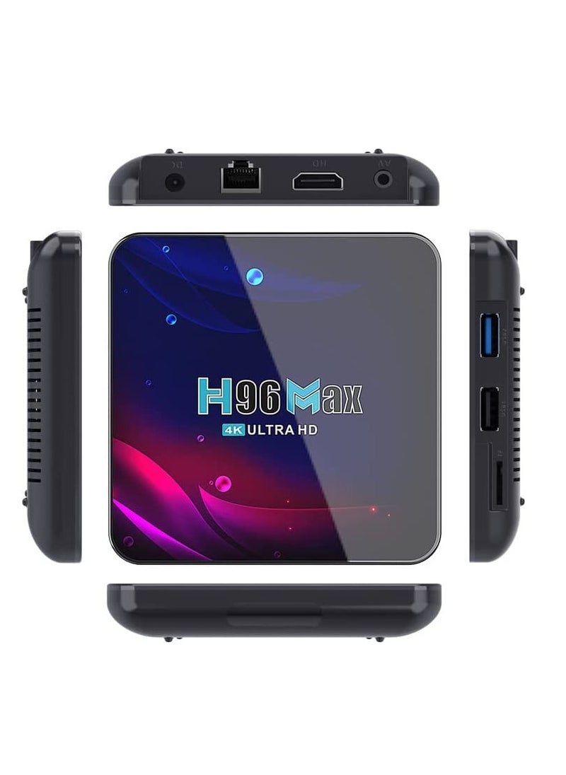 H96 Max - Smart Android 11.0 TV Box HD 4GB RAM+64GB ROM 4K HD Youtube Google Play Wifi 2.4G&5G Bluetooth Receiver - Image 1