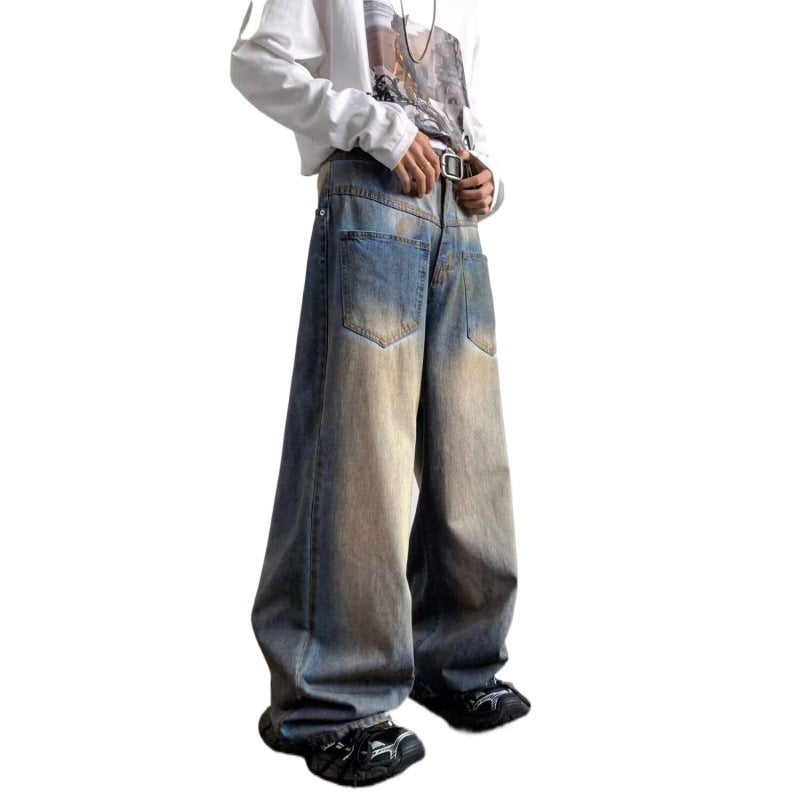 Unisex Classic Denim Jeans Loose Fit Daily Outdoor Wear - Image 5
