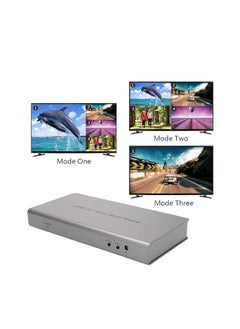 Microware Microware Video 4x1 HDMI Quad Multi-Viewer with Seamless Switcher Selector 3D 1080p, 4x1 PIP Mode Multi-Viewer (4X1 Multi-Viewer, Silver)  - Image 4