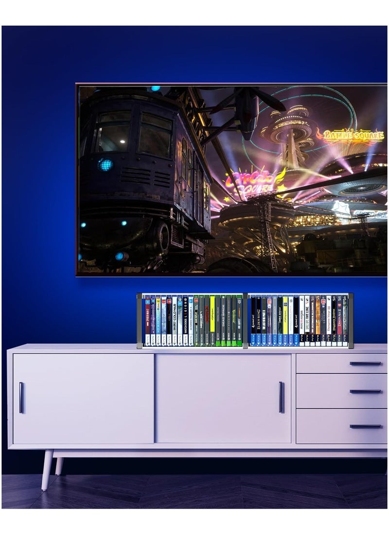 Generic - Nargos Video Game Storage Stand Tower for PS5/ PS4/ PS3/ Xbox Series S & X/ Xbox one Game and Blu Ray Case Storage, Universal Movie/Game Disc Holder Vertical Stand Organizer Tower - Image 1