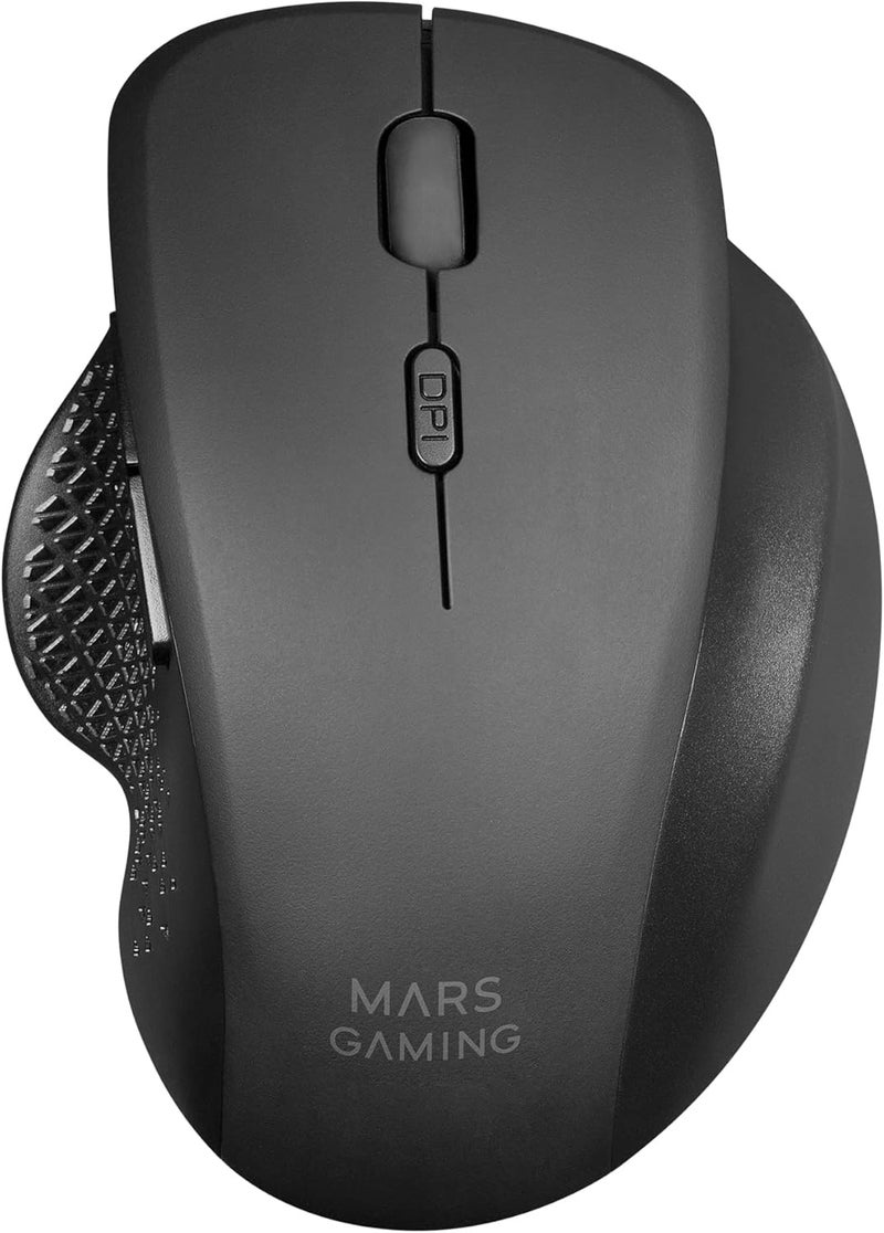 MARS GAMING MMWERGO Black, Ergonomic Wireless Mouse for PS4/PS5/XBOX/PC/Mac - Image 1