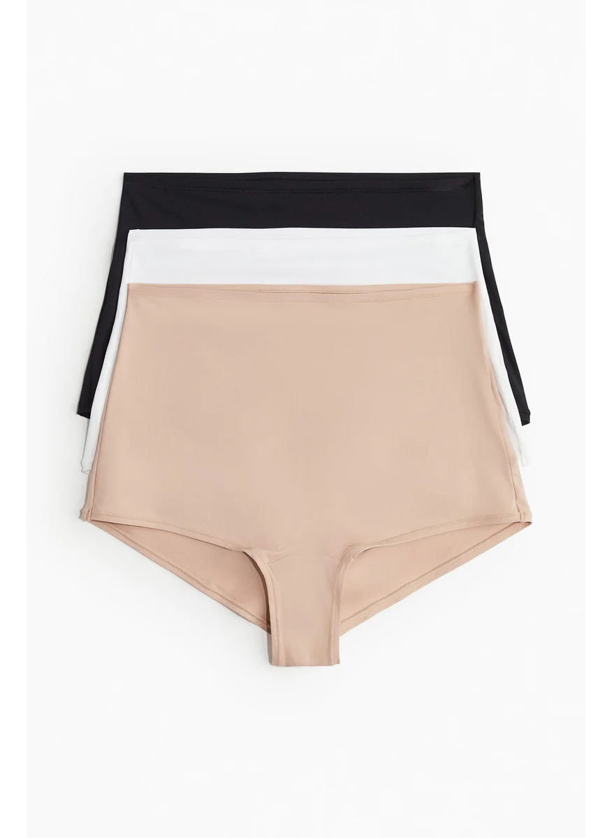 H&M 3-Pack Microfibre Shortie Briefs