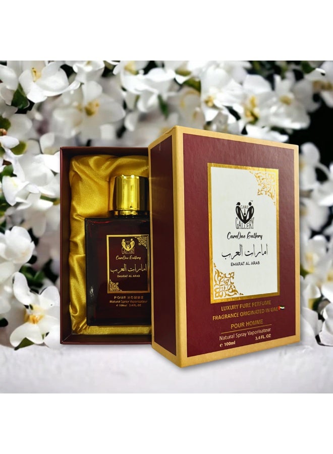 معرض كير وان عطر كير ون غاليري كريس~7 وإمارات العرب للجنسين، أو دو برفيوم | فاخر | يدوم ١٢ ساعة | عطر يومي رائع | هدية للرجال والنساء ١٠٠ مل | كير ون غاليري (عرض خاص) - Image 3