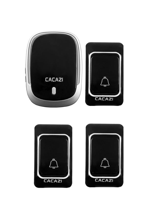 CACAZI Home Remote Wireless Doorbell Ac Electronic Remote Doorbell 