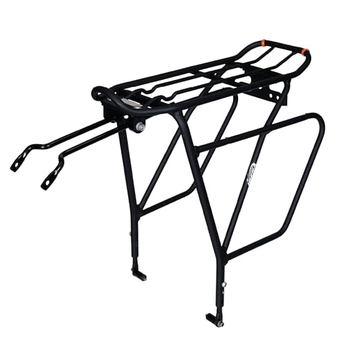 Ibera Bike Rack - Bicycle Touring Carrier Plus+ for Disc Brake Mount, Frame-Mounted for Heavier Top & Side Loads, Height Adjustable for 26"-29" Frames - Image 1