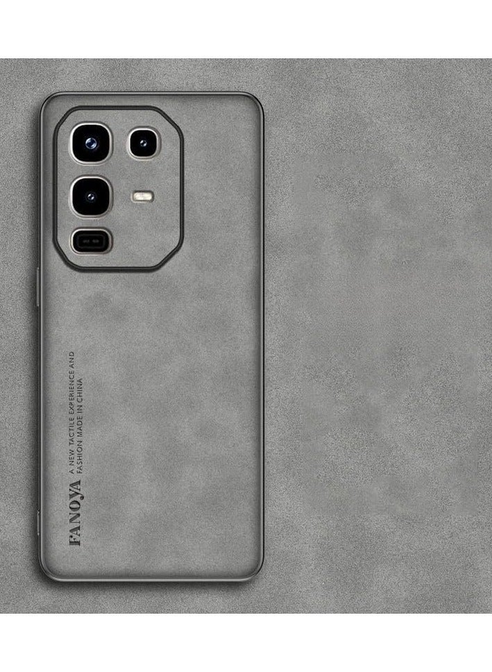 general Case Compatible with Infinix Note 50 Pro 4G, Skin-Friendly Leather Case Soft TPU Silicone Edges Anti-Fingerprint Anti-Drop Shockproof Protective Cover - Image 1