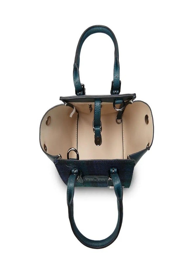 آيلاندر حقيبة Islander The Mini Caillie Tote من قماش Harris Tweed وجلد PU (نقشة Black Watch Tartan) - Image 5