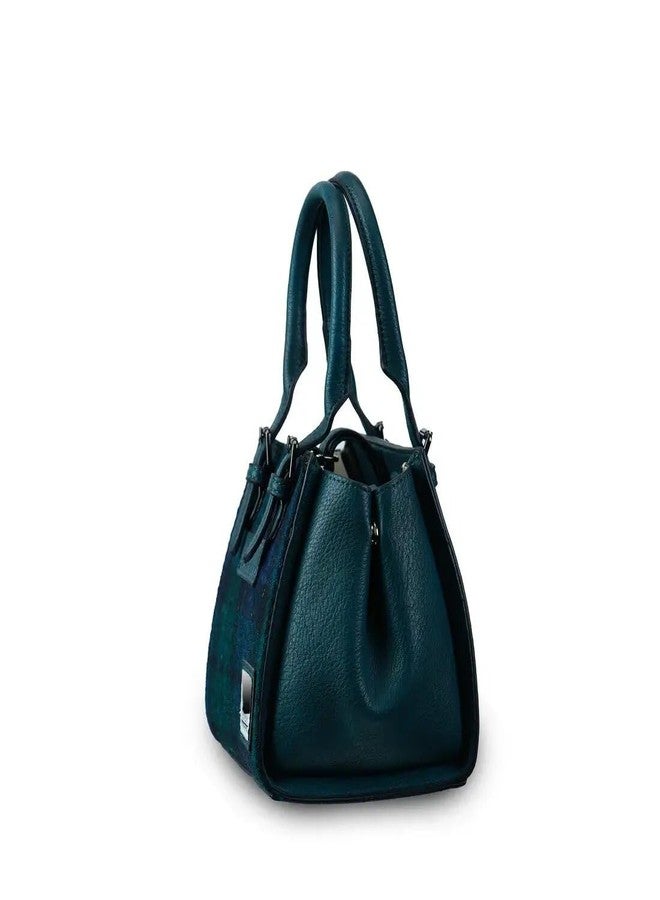 آيلاندر حقيبة Islander The Mini Caillie Tote من قماش Harris Tweed وجلد PU (نقشة Black Watch Tartan) - Image 4
