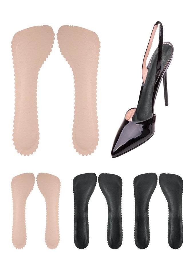 Gabrella 4 Pairs High Heel Shoe Inserts for Women, LinersShock & Sweat, Invisible Adhesive Cushion Non-Slip Insoles Arch Support for Dress Shoes Flats Boots Sandals, Fits Women 5-8 Size - Image 1
