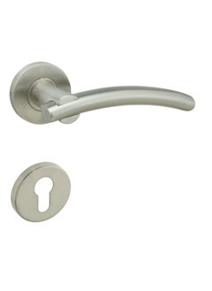 Yale Mia Satin Stainless Steel Lever Handle with Round Rosette 