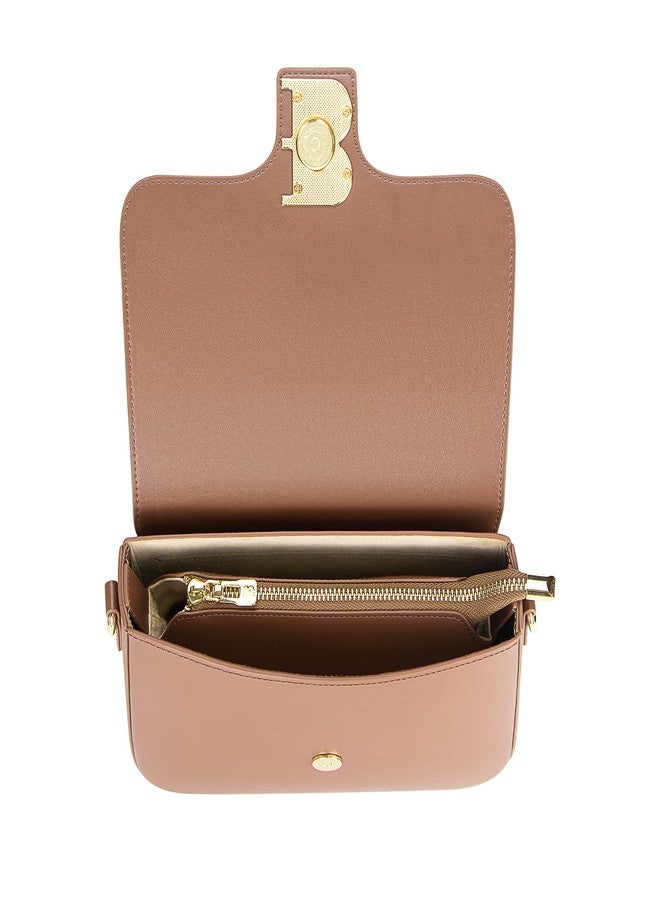 Royal Bagger Crossbody Box Bag for Women, Genuine Cowhide Leather, Elegant Small Shoulder Purse, Compact Daily Handbag 3245 (Brown) - Image 5