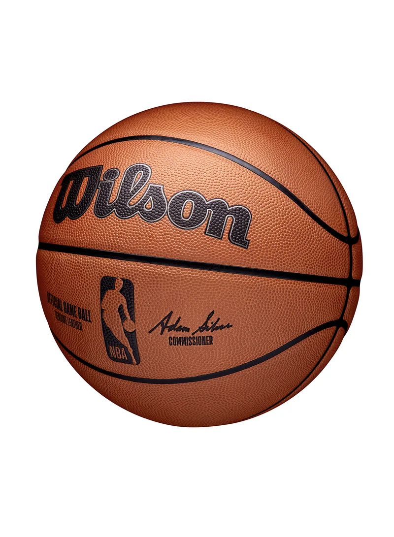 Wilson NBA Official Game Basketball - Size 7 for +12 years old and Adults - Brown