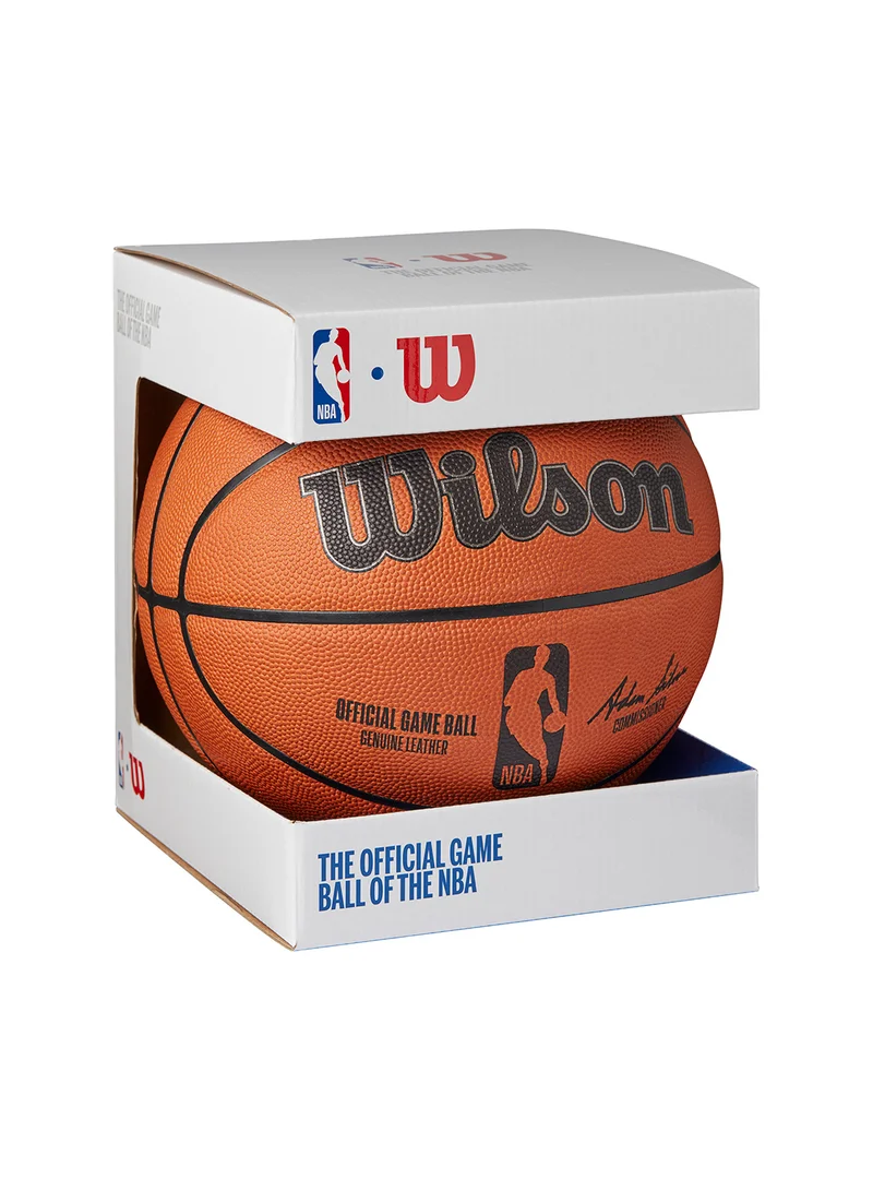 Wilson NBA Official Game Basketball - Size 7 for +12 years old and Adults - Brown