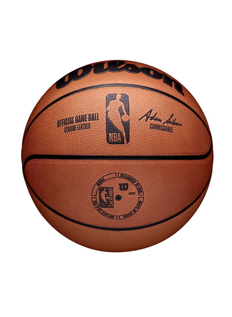 Wilson NBA Official Game Basketball - Size 7 for +12 years old and Adults - Brown
