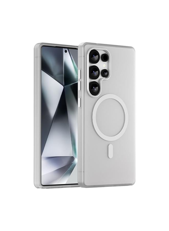 S-TOP Case For Samsung Galaxy S25 Ultra MagSafe Frosted Translucent TPU + PC Full Coverage Phone Case - Image 1
