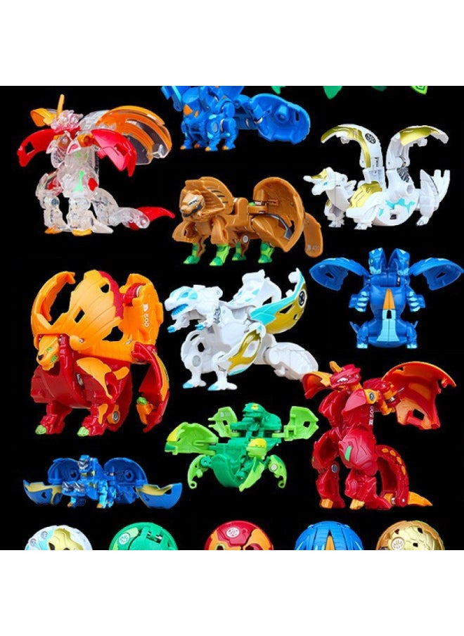 Generic - Bakugan Kid Blind Box One-man Dragon Tianma Fierce Lion Eject Deformed Ball Burst Dinosaur Egg Children's Battle Toys Cross-Colour:[deep Sea Cancer Upgraded Form] Get A Free Magnetic Card When You Place An Order - Image 1