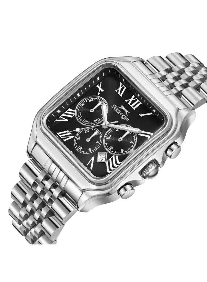 سلازنجر ساعة رجالية معدنية متعددة الوظائف ٤٠٥٠ مم - Image 2