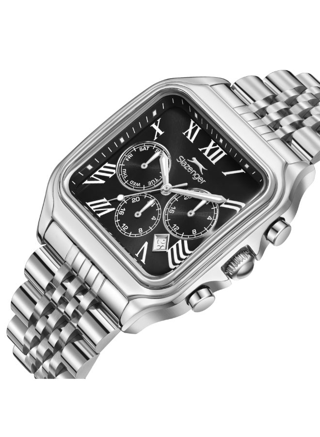 سلازنجر ساعة رجالية معدنية متعددة الوظائف ٤٠٥٠ مم - Image 5