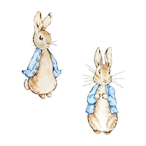 PrettyurParty Pretty UR Party Peter Rabbit Theme Paper Cutouts for Birthday Parties, Peter Rabbit Party Supplies décor, Peter Rabbit Birthday Party Decoration, Cutouts for Classroom, Bedroom –Multicolour (10 pcs) - Image 2
