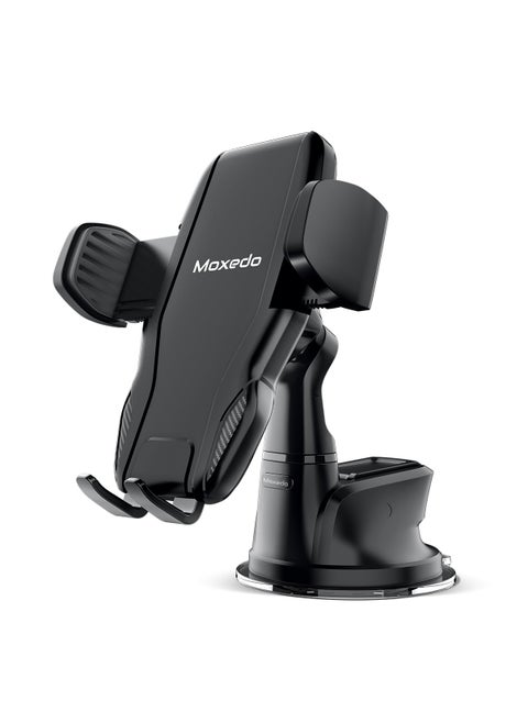 Moxedo Magnetic Car Mount Phone Holder Dashboard/ Windshield Suction Base Adjustable 360 Degree Rotation Compatible for iPhone 13/12/12 Pro/12 Pro Max/11Pro, Samsung Galaxy S20/S10+