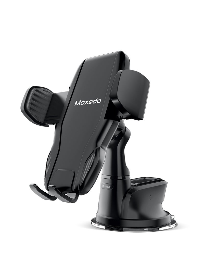 Moxedo Moxedo Magnetic Car Mount Phone Holder Dashboard/ Windshield Suction Base Adjustable 360 Degree Rotation Compatible for iPhone 13/12/12 Pro/12 Pro Max/11Pro, Samsung Galaxy S20/S10+  - Image 1