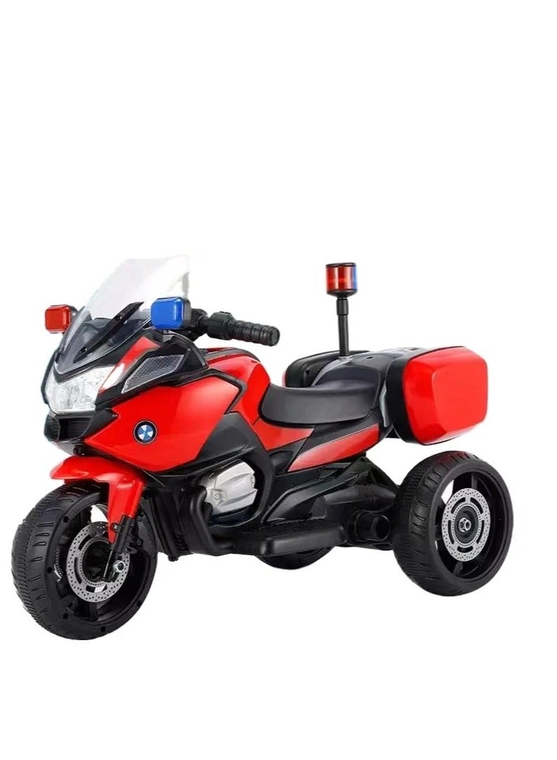 رالي عربة أطفال كهربائية قابلة لإعادة الشحن - متعددة الألوان (أحمر)