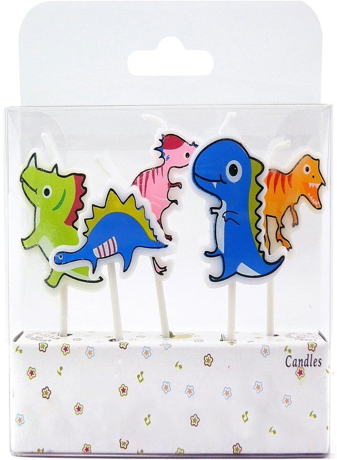أورنيركس مجموعة شموع كعكة عيد ميلاد بتصميم ديناصورات من أورنركس (5 قطع) - Image 2