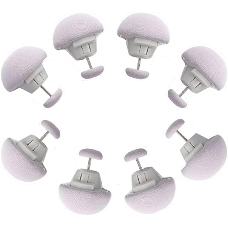 Dhyankeshwer Blanket Clips Duvet Cover Holding Clips Quilt Clip Fasteners NonSlip Comforter Clips Prevent Duvet Cover Sheets Curtains Or Bedding Accessories from Shifting Grey Pack of 8 - Image 1