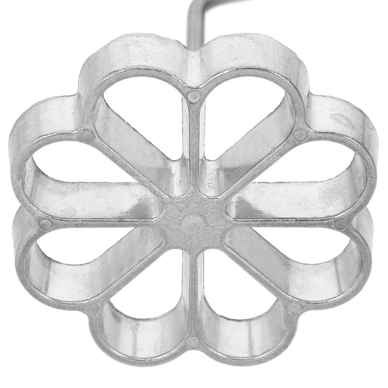 Non-Stick Frying Mold Set 3Pcs Wooden Handle Hollow Flower Star Shapes DIY Fried Snack Tool - Image 4