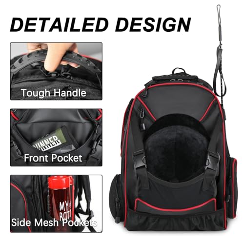 Goloni Large capacity equestrian horse riding gear horseback riding bag grooming tote bag equestrian backpack with helmet holder ringside equipment casual daypack backpacks - Image 2